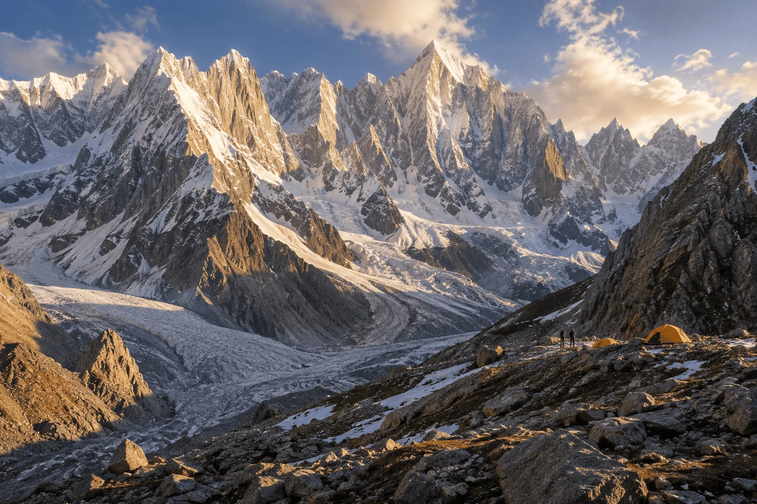Mountain landscape for Istor-o-Nal Expedition in Pakistan
